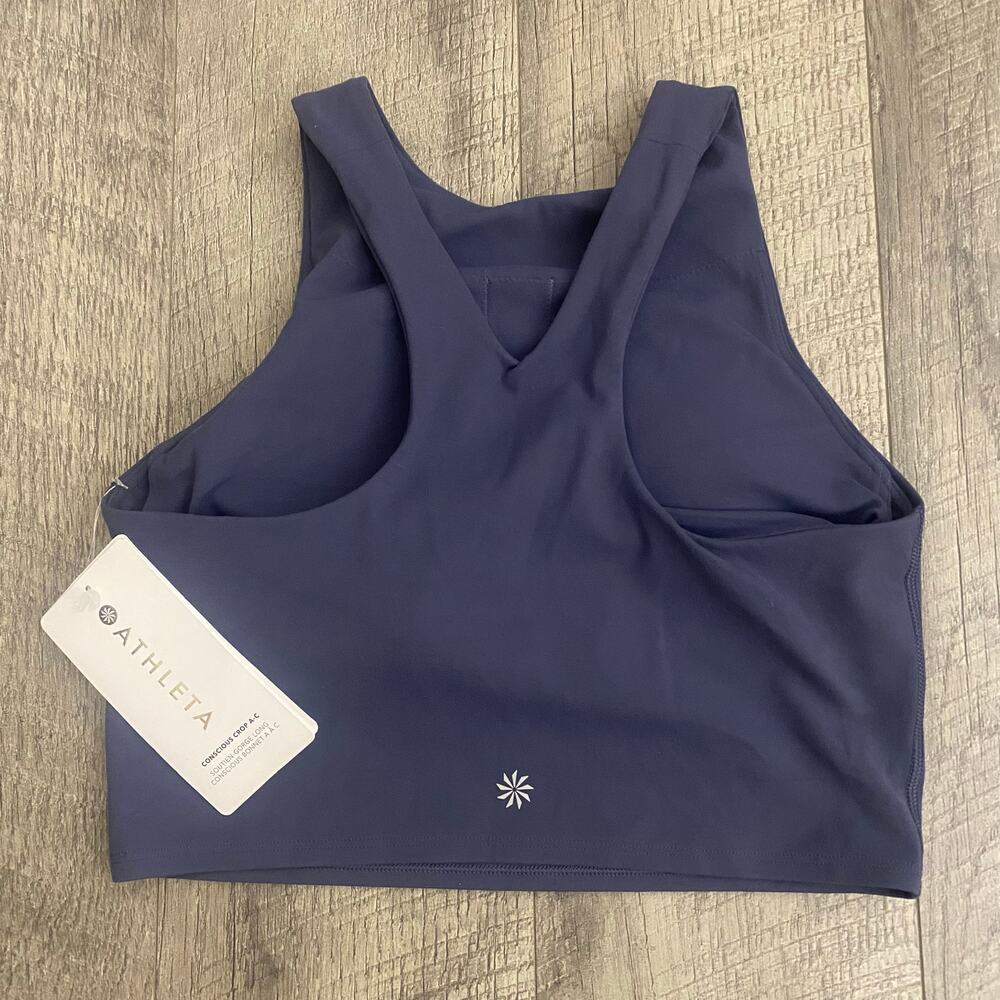 Athleta Women's Sports Bra Small Petite Blue‎